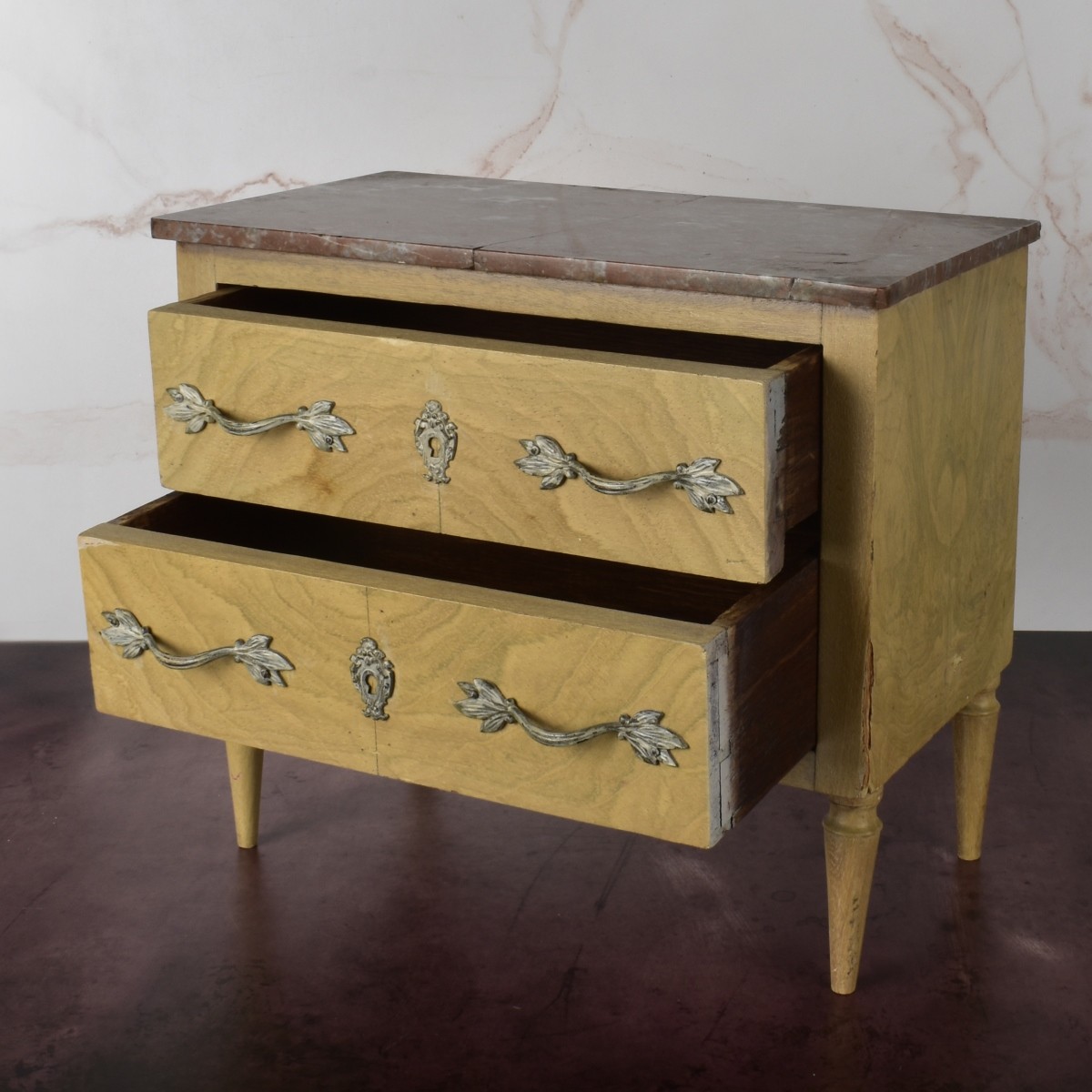 20th C. French Miniature Chest of Drawers