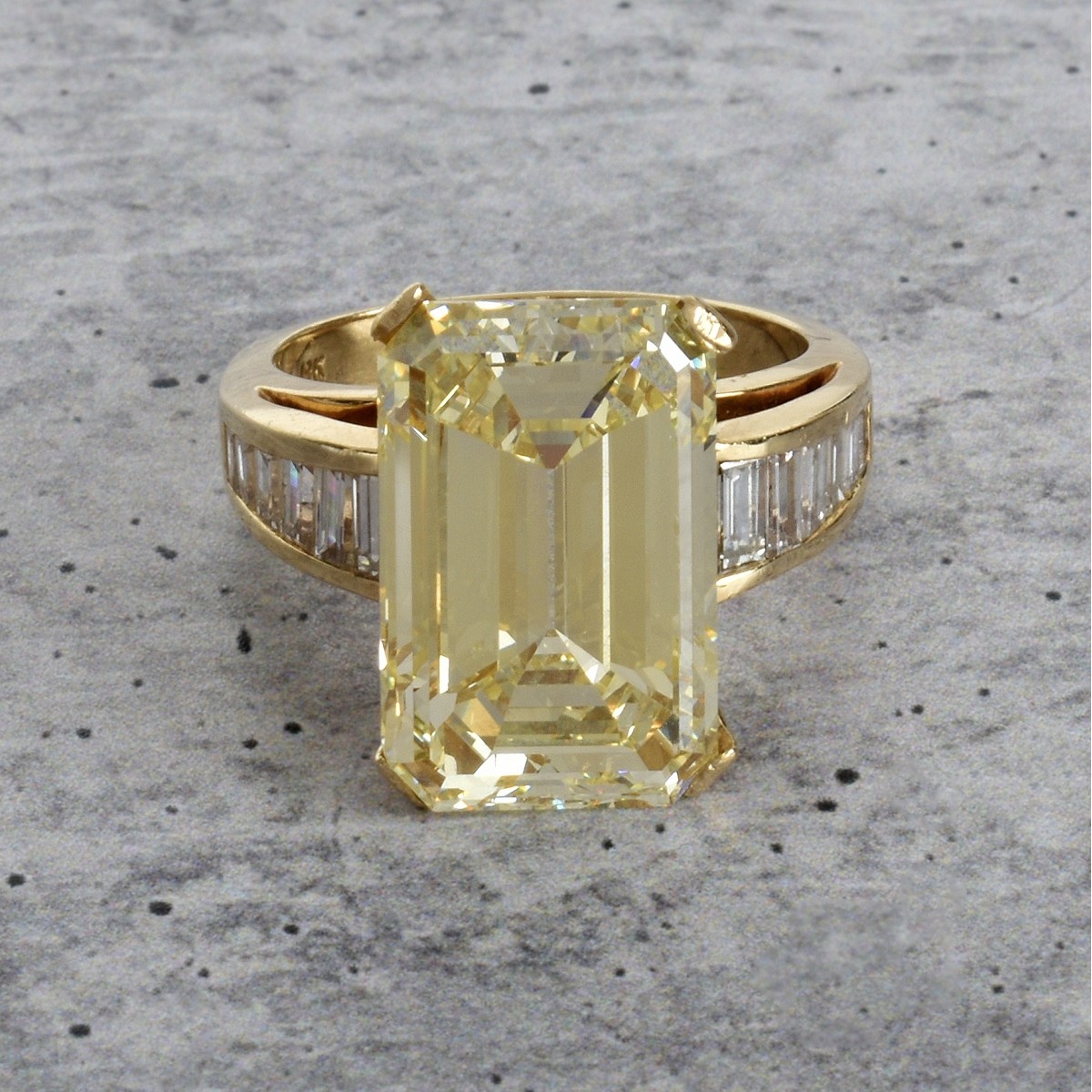 14.28 Carat Diamond and 18K Ring