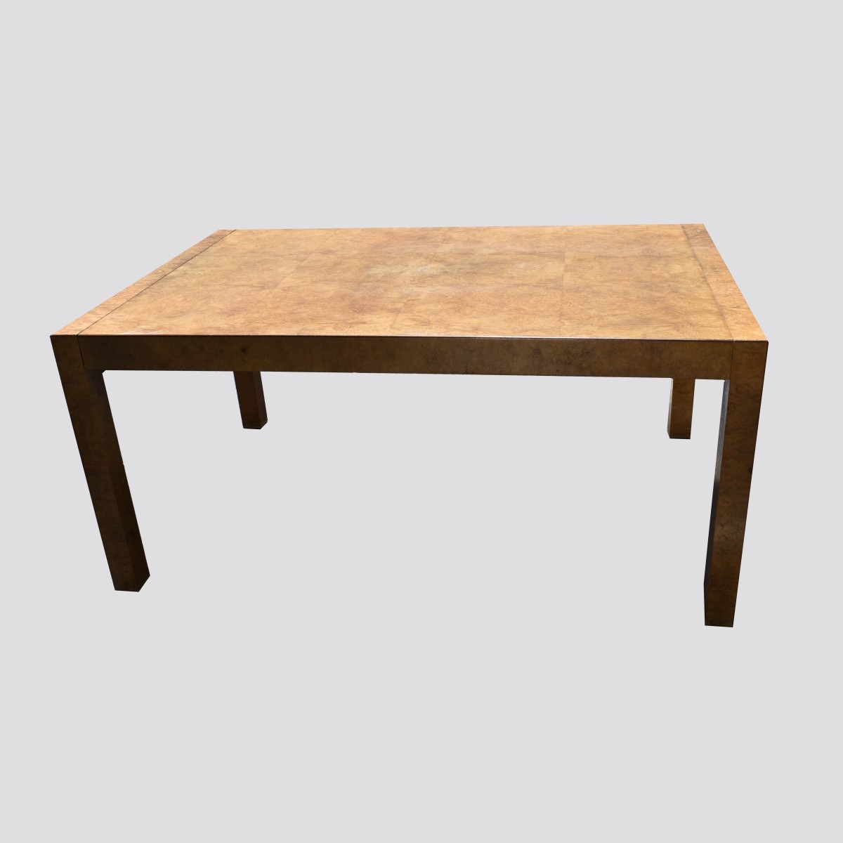 John Widdicomb Burl Elm Wood Dining Table