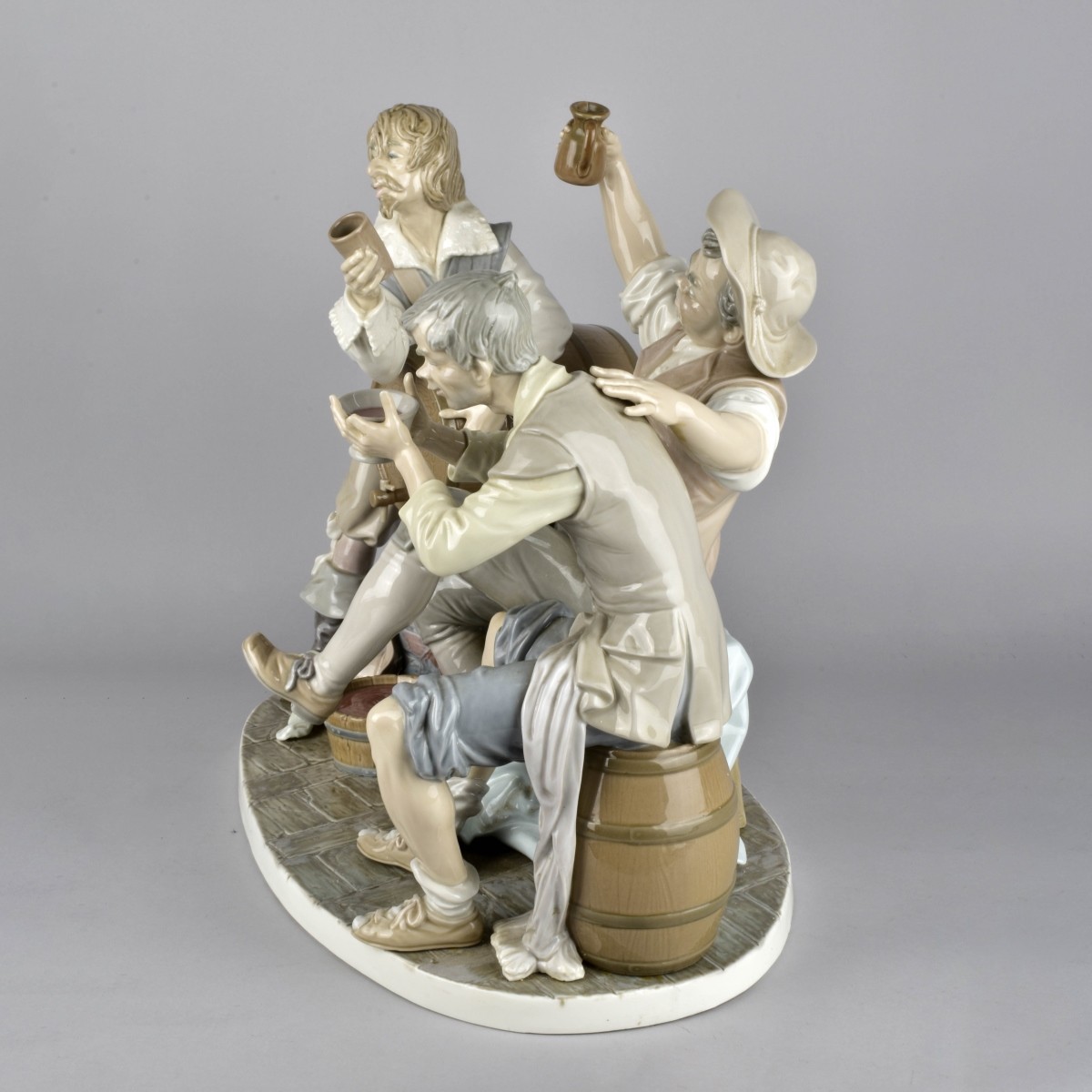 Large Lladro "Tavern Drinkers"