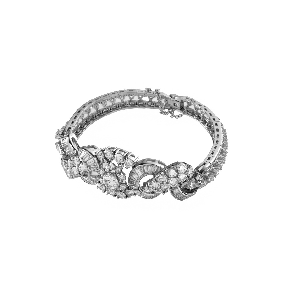 Diamond and Platinum Bracelet