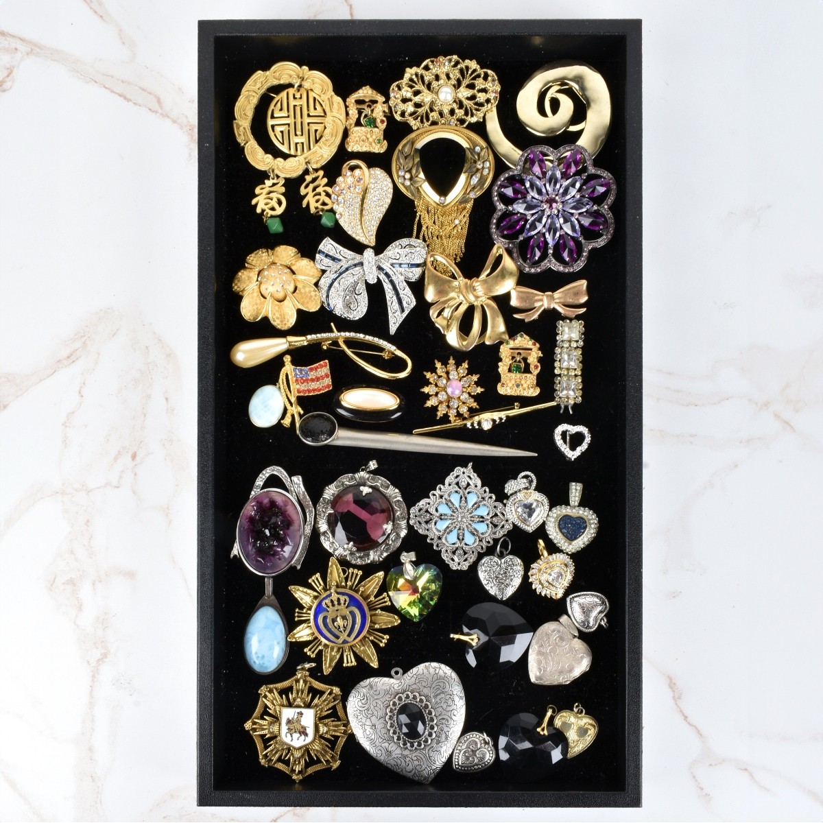 Collection of Fashion Pins and Pendants