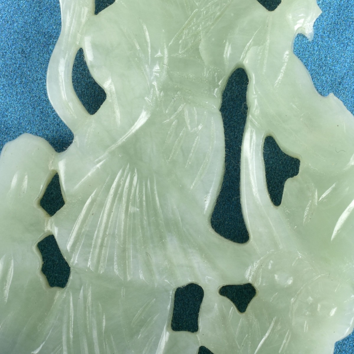 Two Chinese Carved Jade Pendants