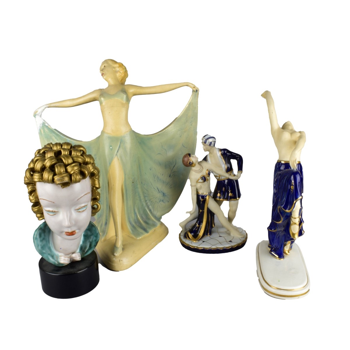 Four Porcelain Ladies