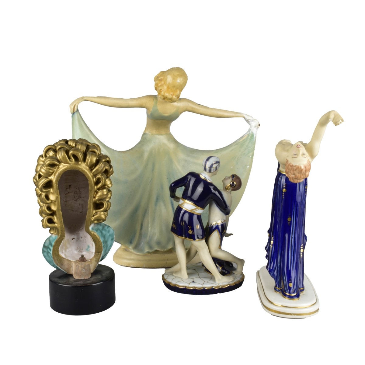 Four Porcelain Ladies