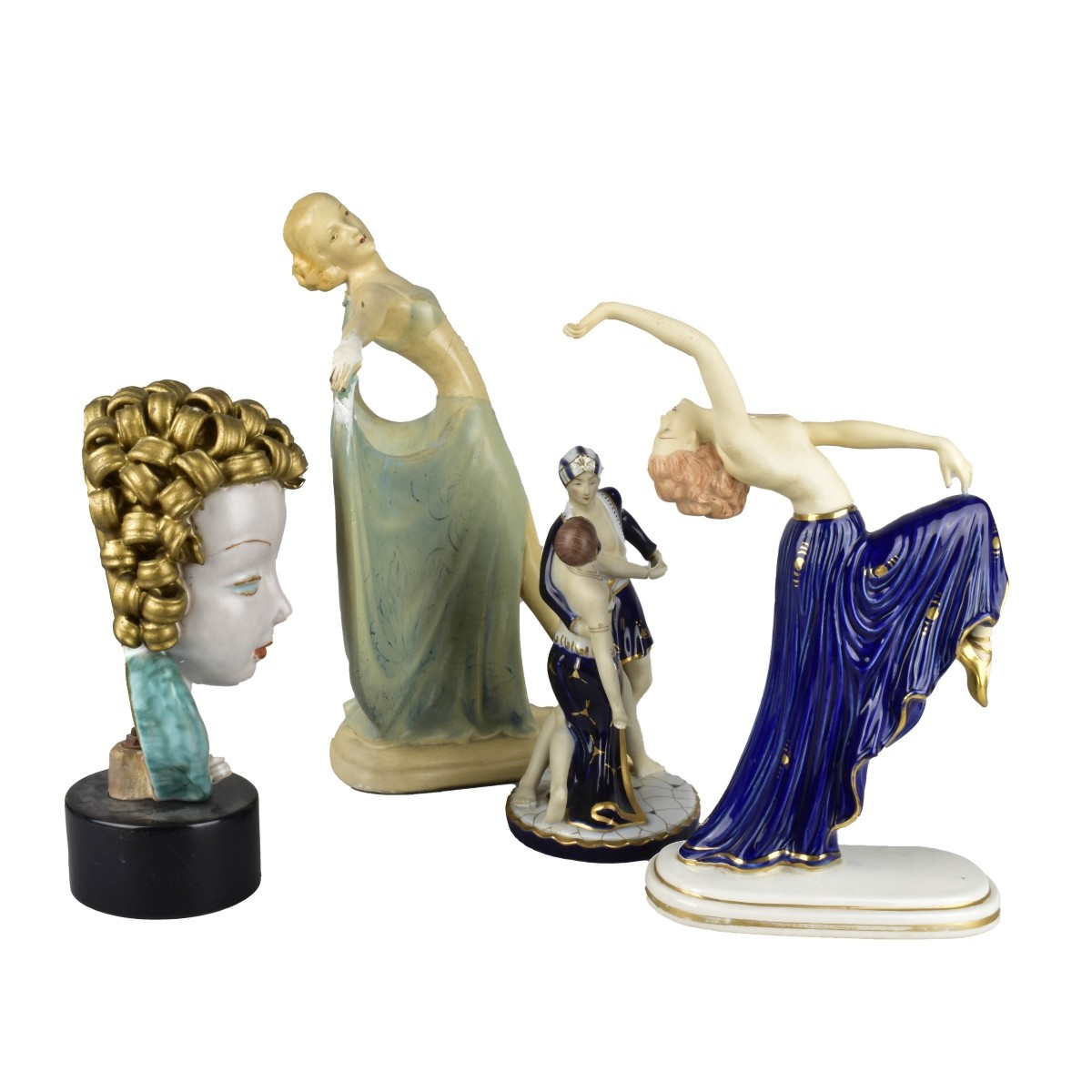 Four Porcelain Ladies