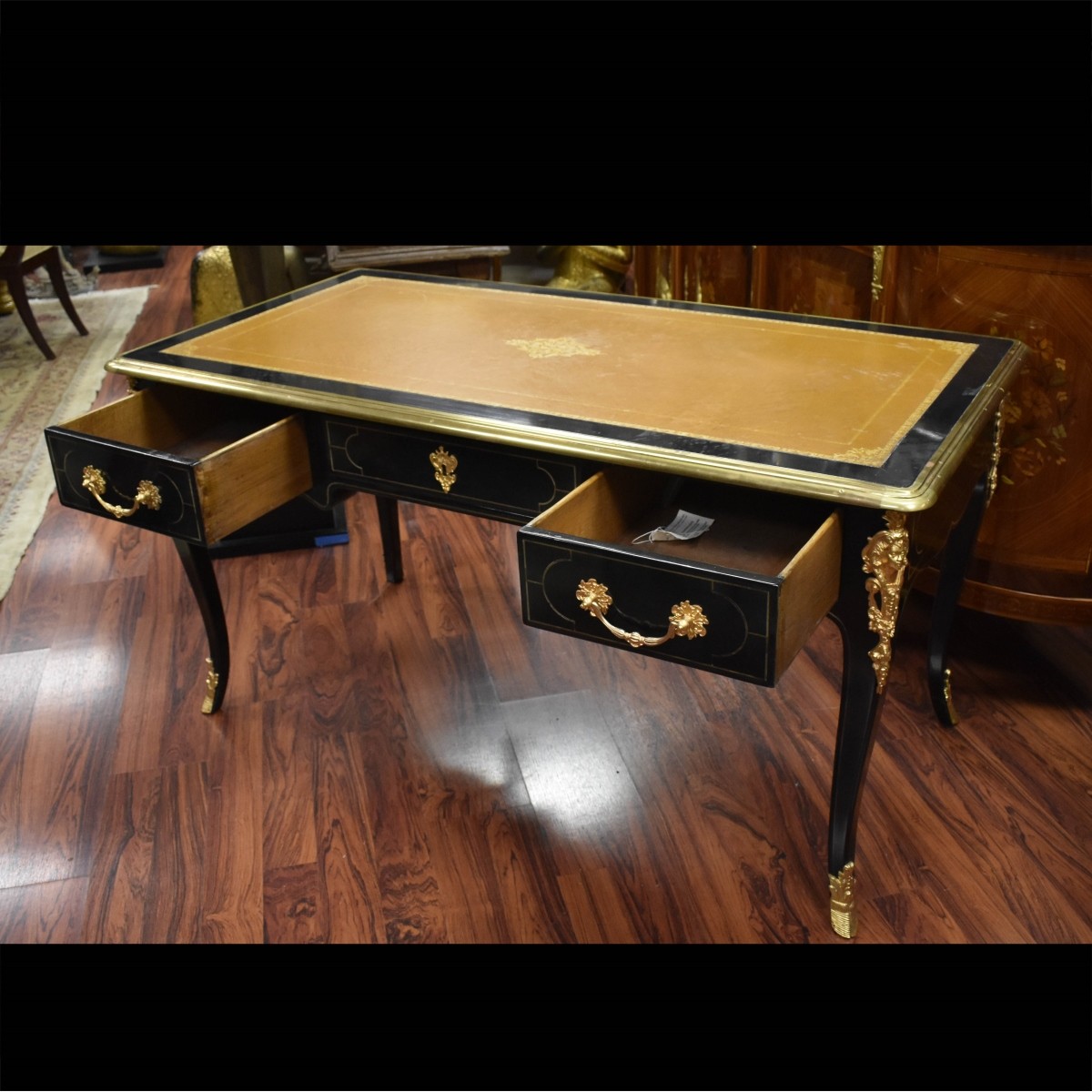 20C Bronze Mount Bureau Plat Desk