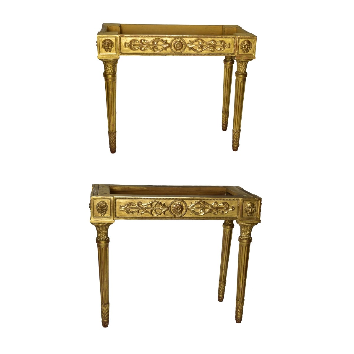 20C Pr. Gilt Wood Console Bases