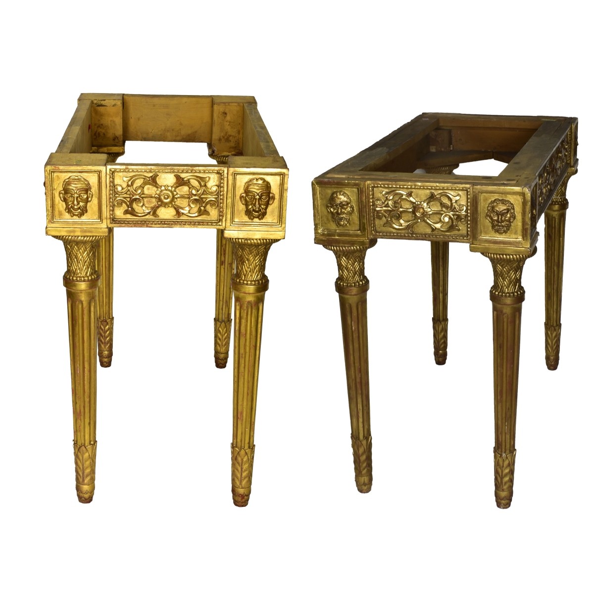 20C Pr. Gilt Wood Console Bases