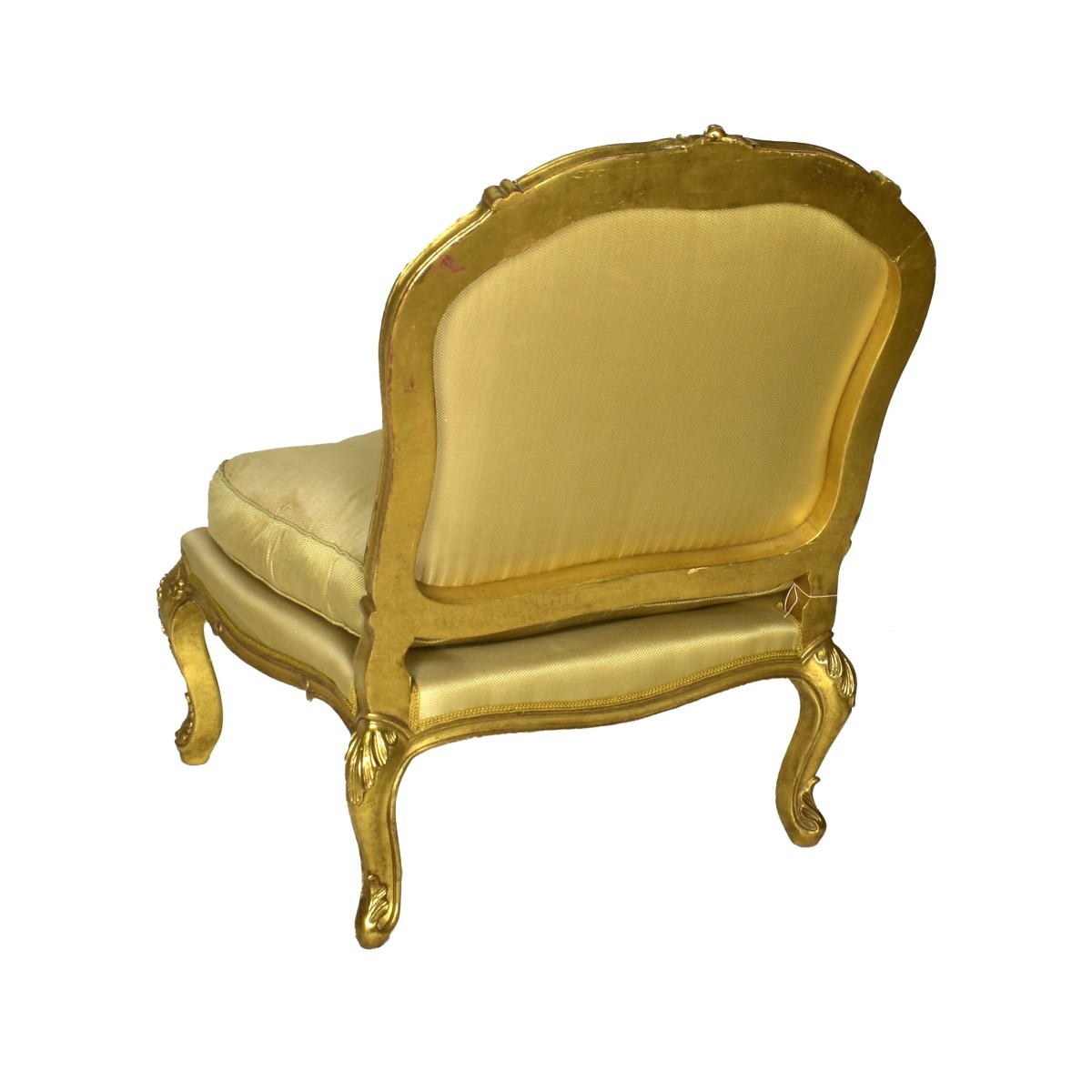 Pr Louis XV-style Slipper Chairs