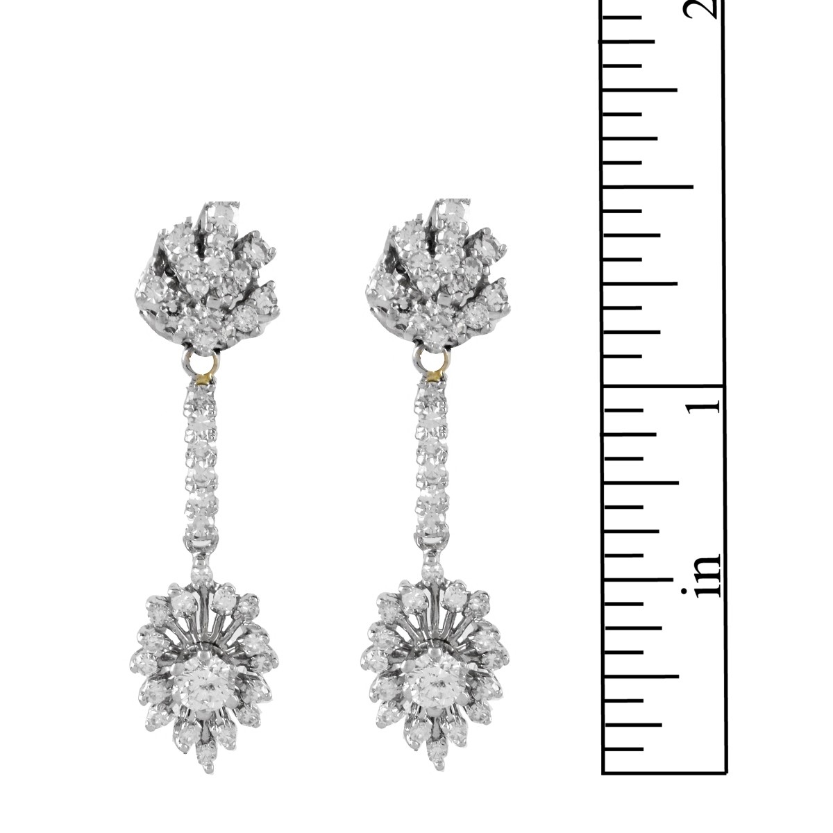 Diamond and 14K Earrings