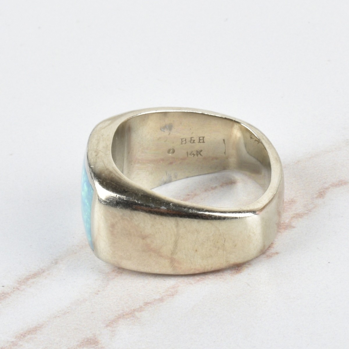 Opal and 14K Ring