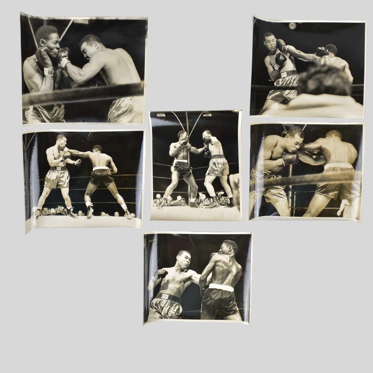 Six Boxing Photograph Memorabilia