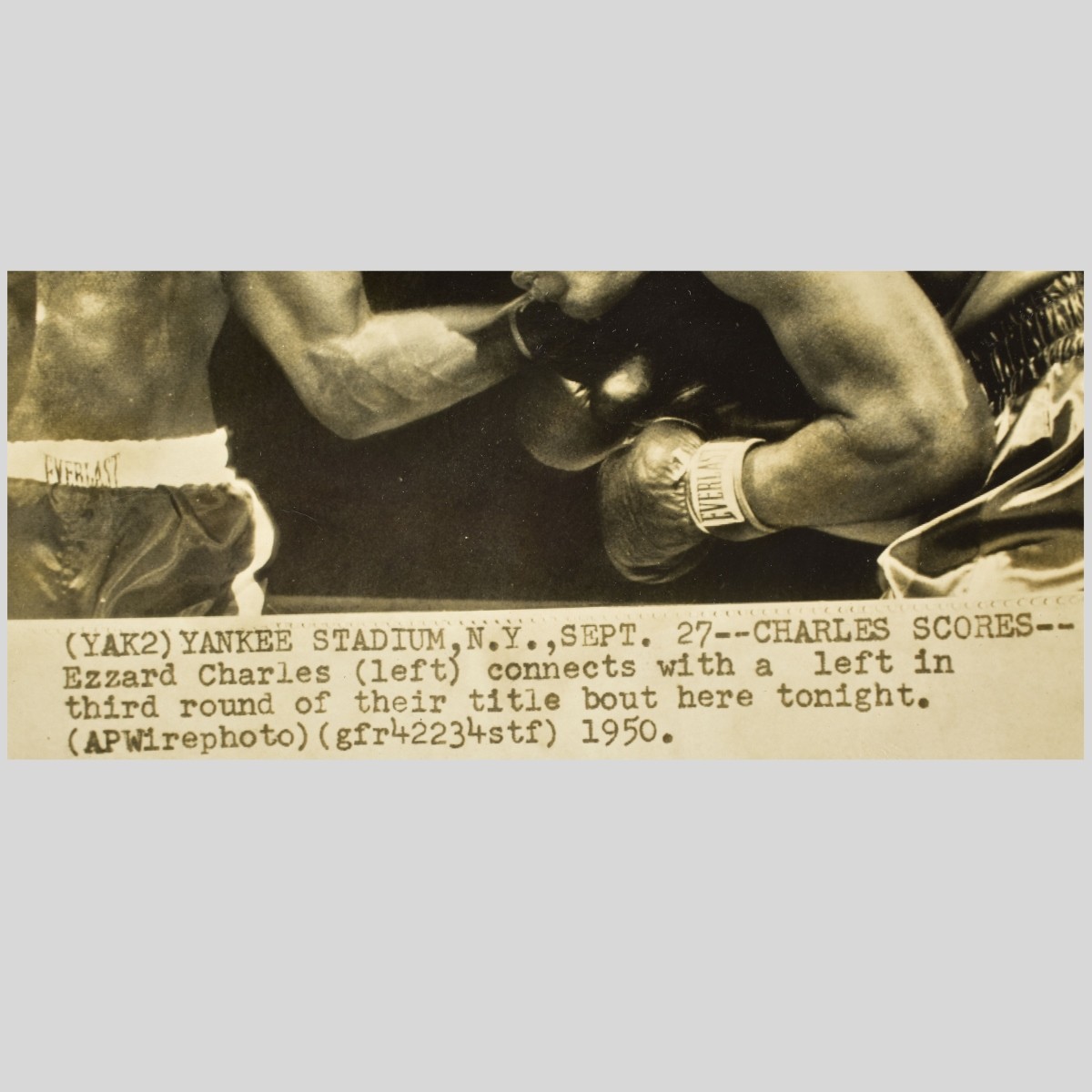 Four Boxing Photograph Memorabilia