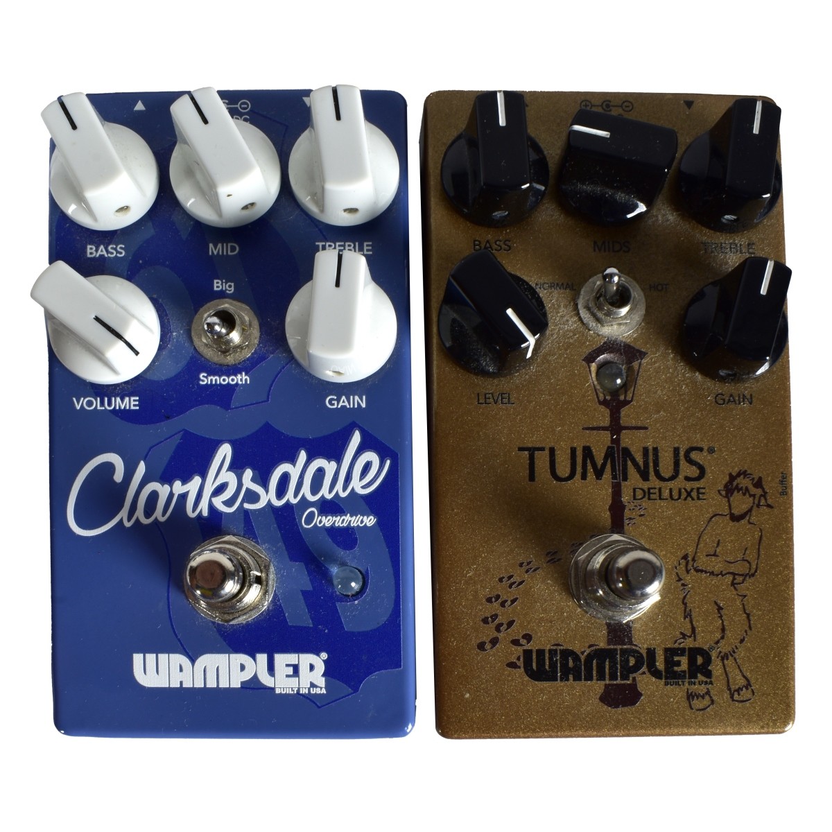 Five Assorted Wampler Pedals