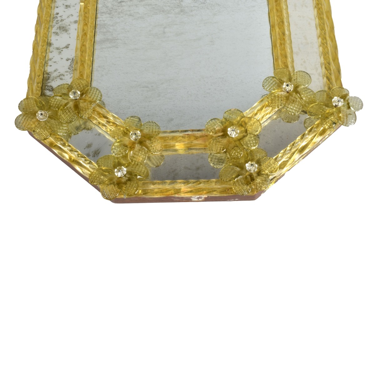 Venetian Murano Flower Vanity Tray