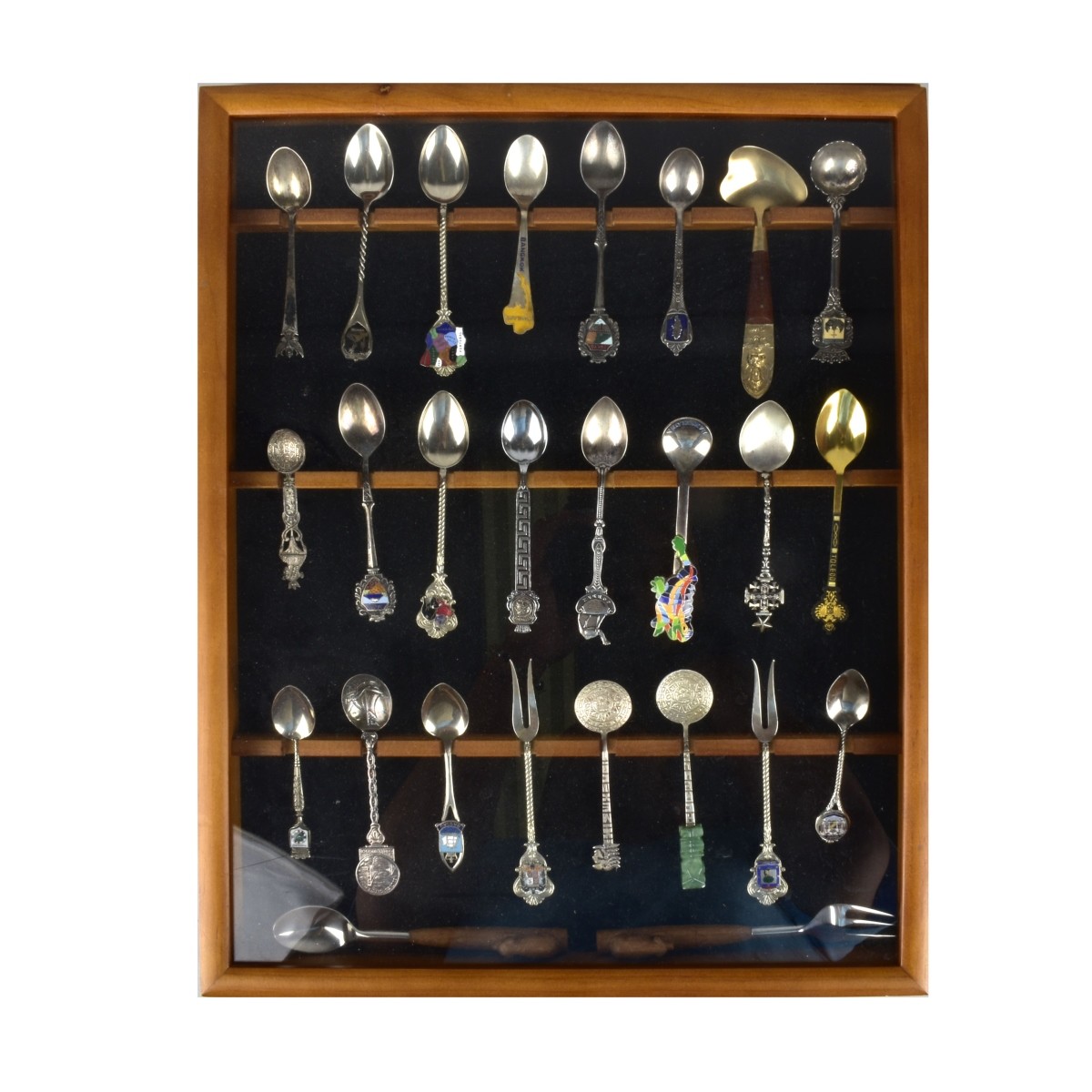 Wooden Case Collection of Travel Spoons