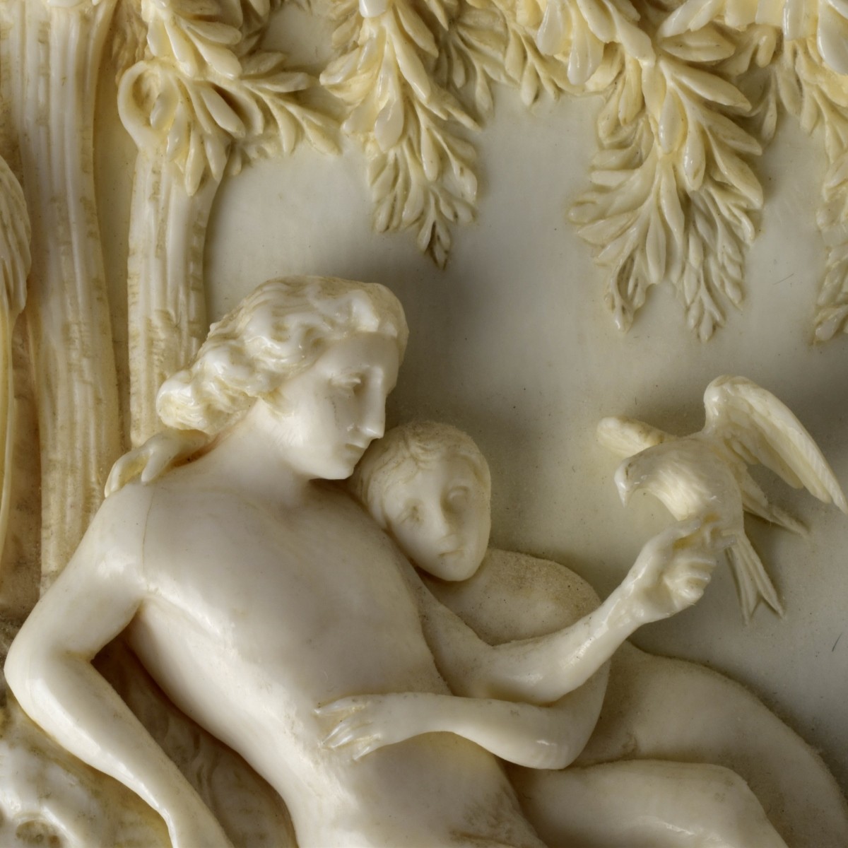 19th C. European Deep Relief Carved Plaque