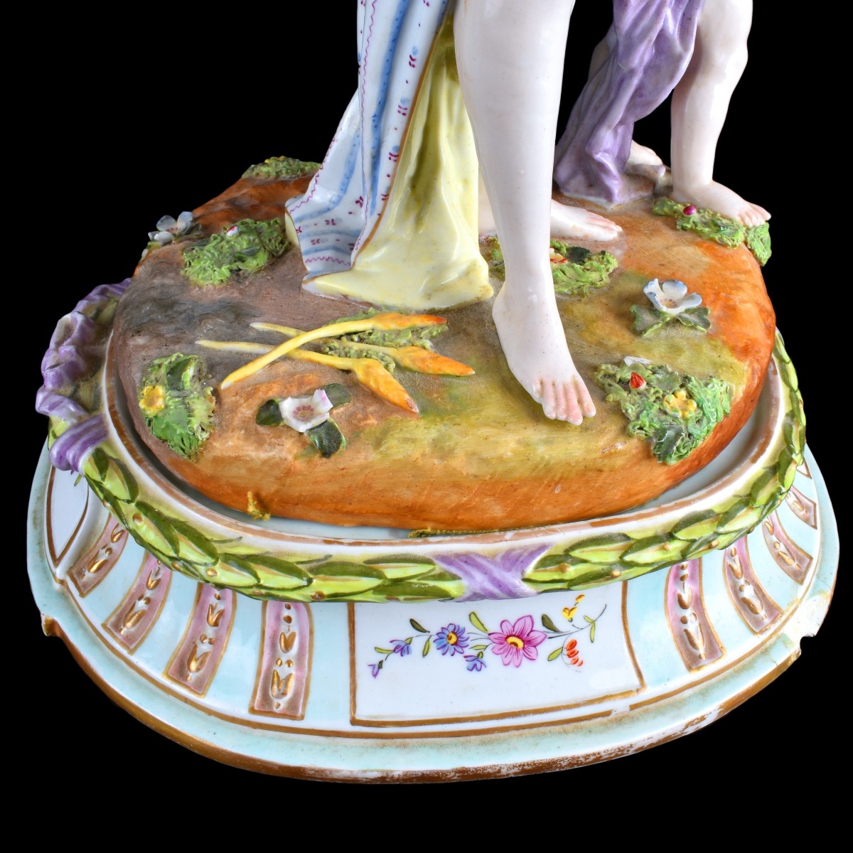 Impressive Pr Meissen Porcelain Figural Group