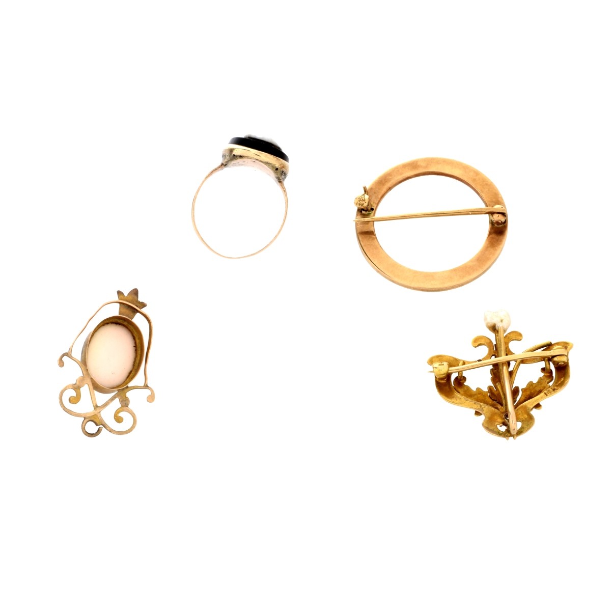 Art Nouveau 14K Jewelry