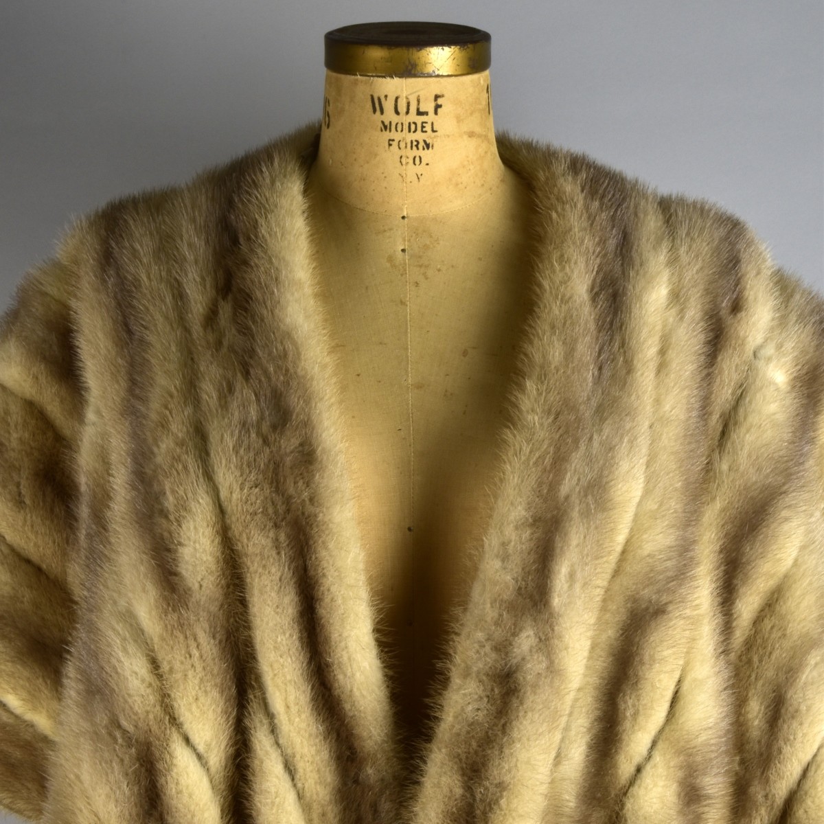 Natural Azurene Mink Stole