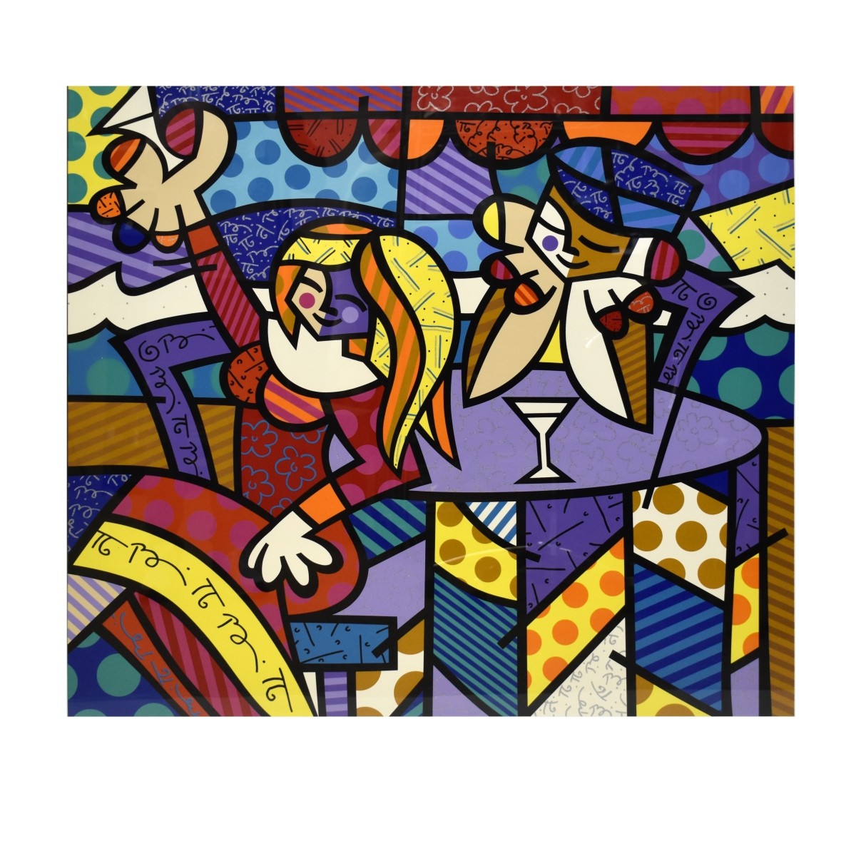 Romero Britto (Brazilian 1963) Lithograph