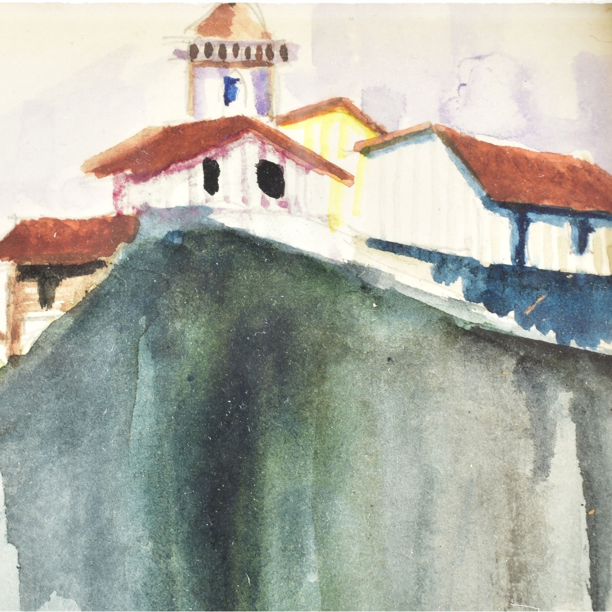 Rio de Janaro Watercolor Landscape