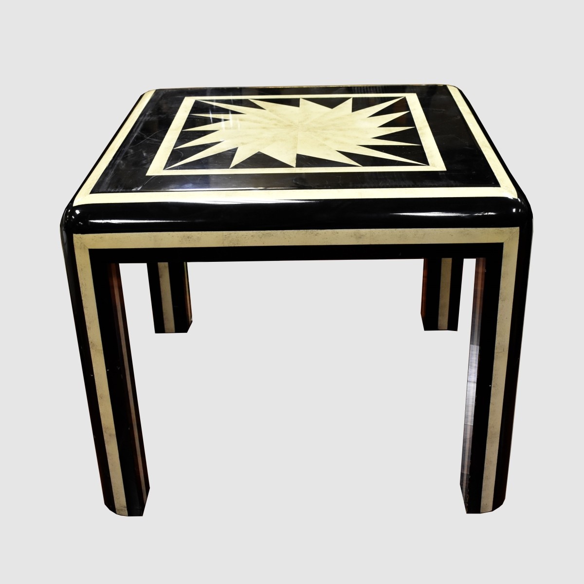 Karl Springer Inlaid Game Table