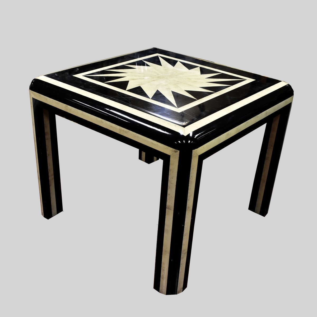 Karl Springer Inlaid Game Table