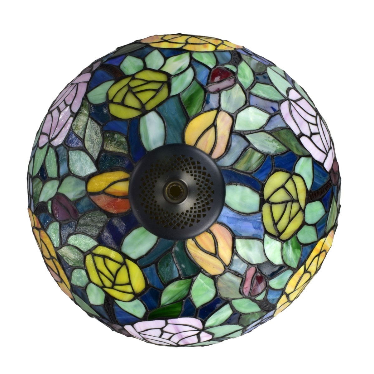 Tiffany Studio Style Leaded Glass Lamp