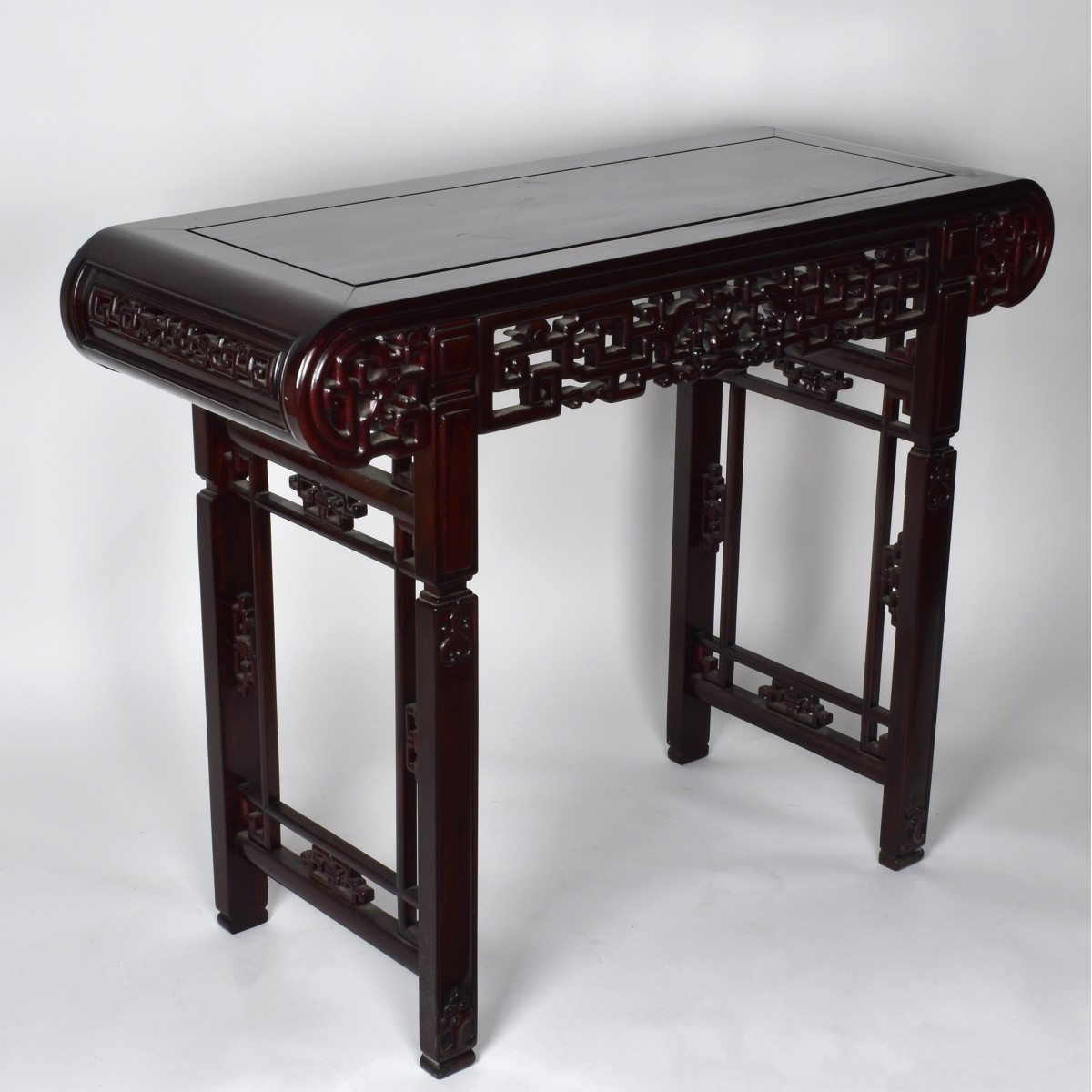 Chinese Carved Ornate Console Table