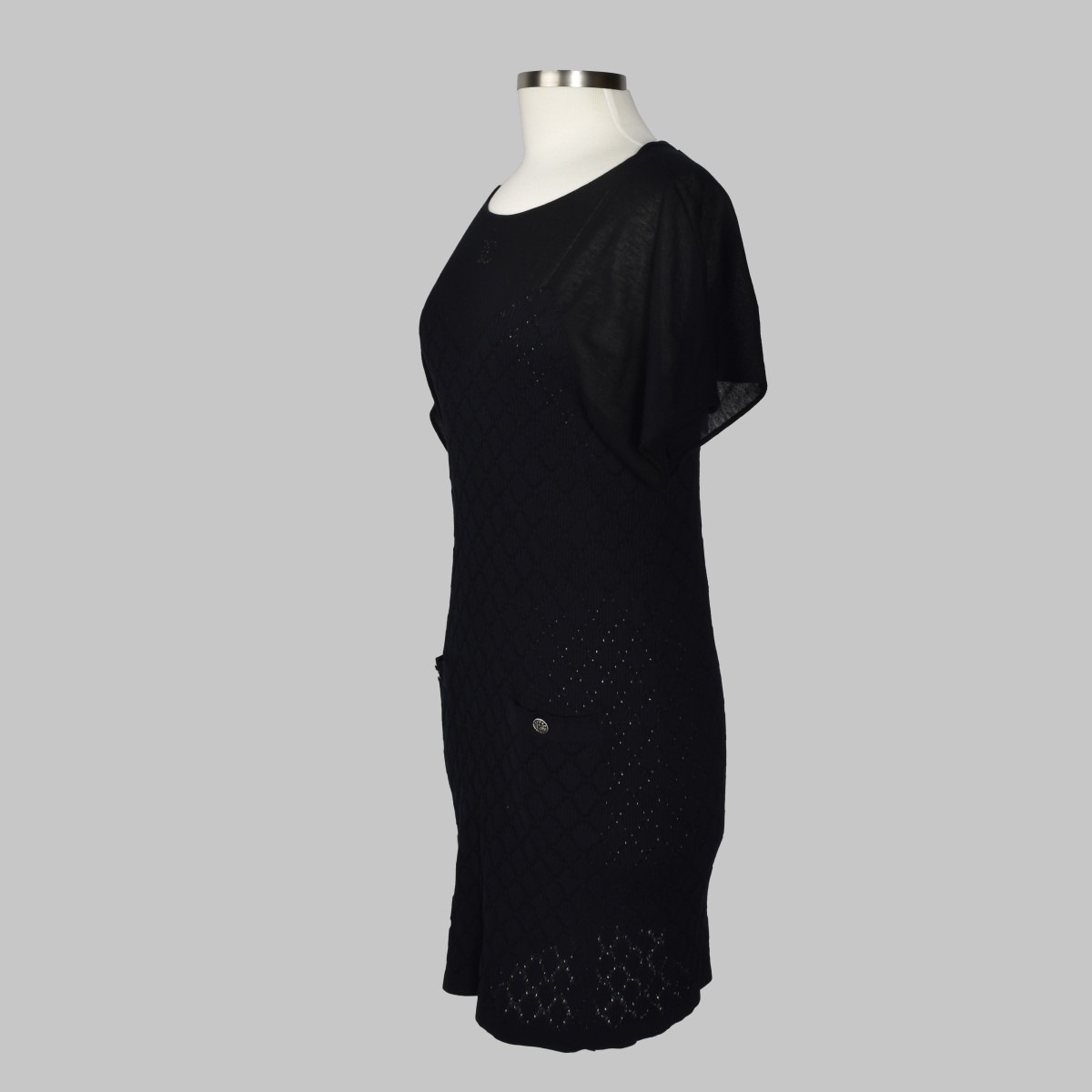 Chanel Black Knit Dress