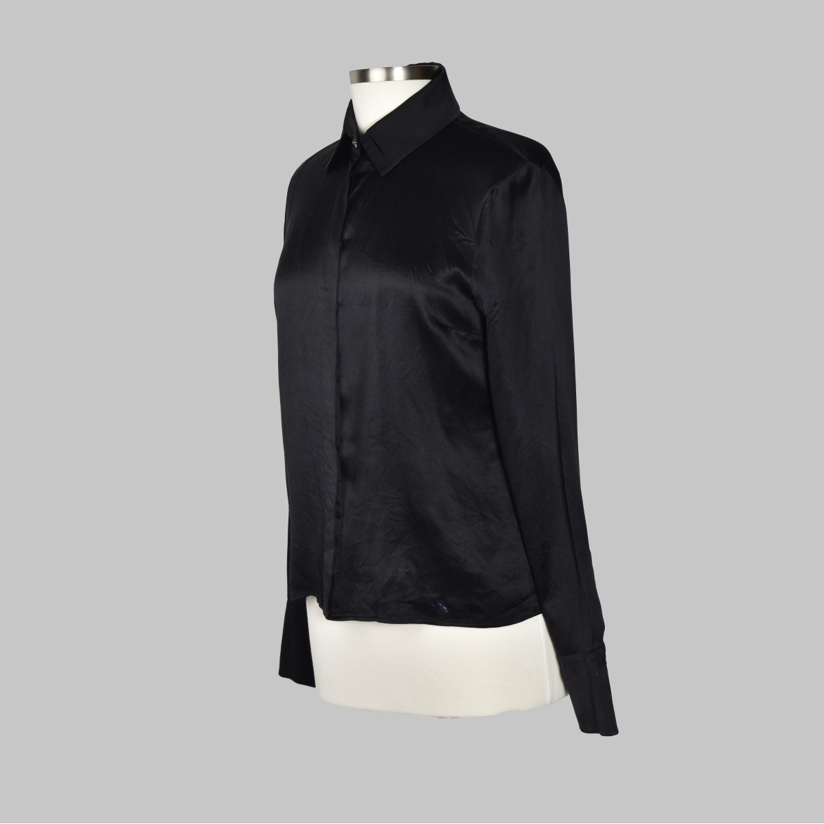 Chanel Black Silk Blouse