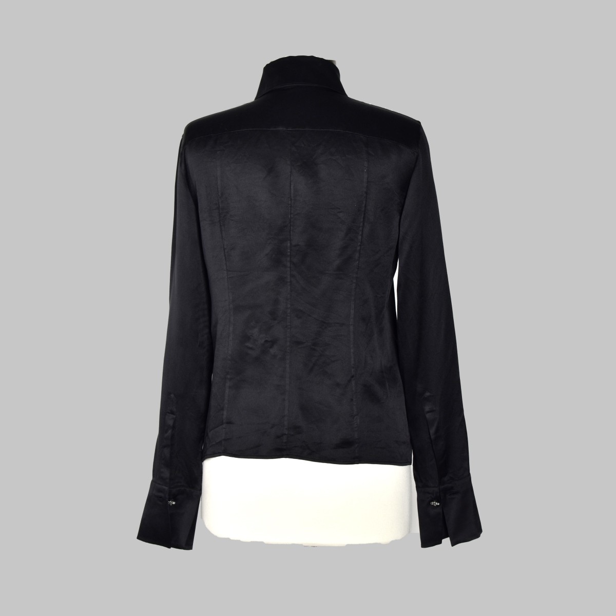 Chanel Black Silk Blouse