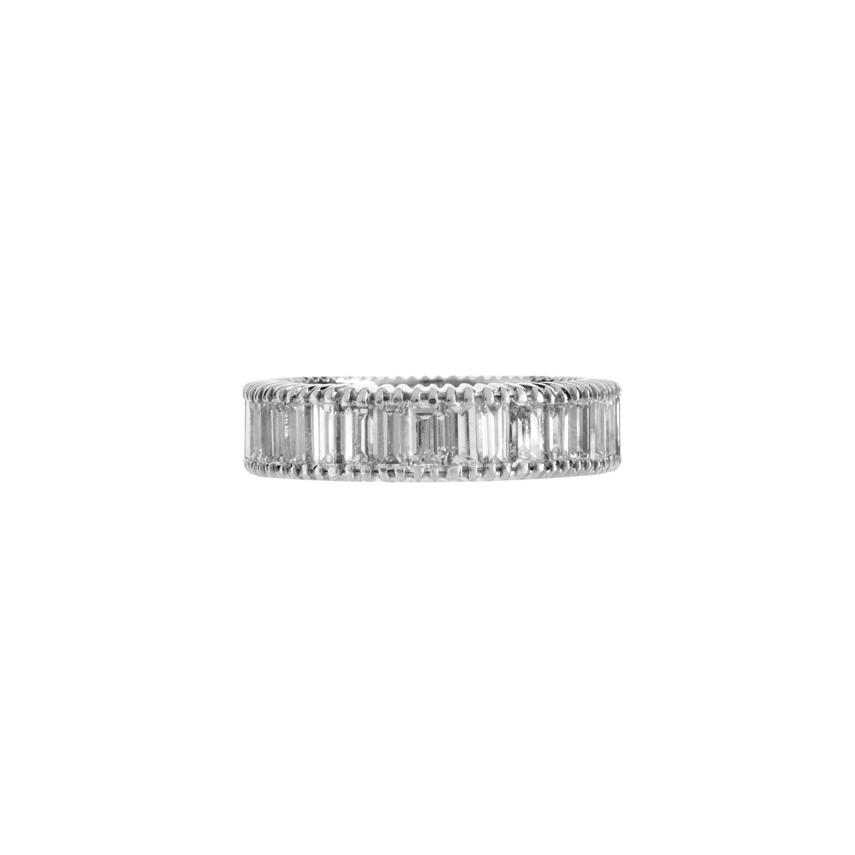 Diamond and Platinum Eternity Band