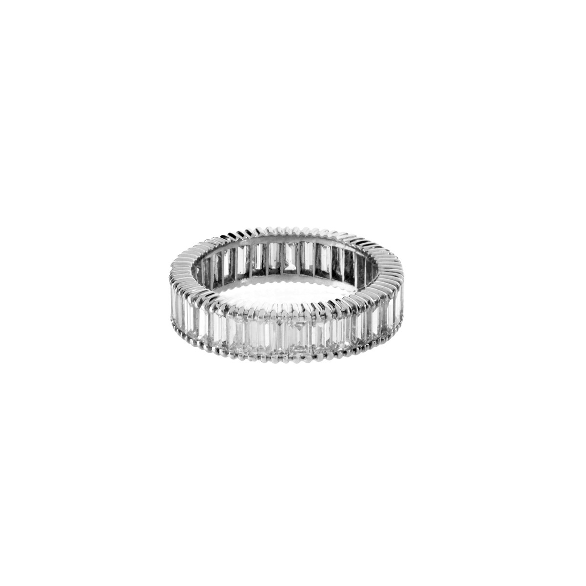 Diamond and Platinum Eternity Band