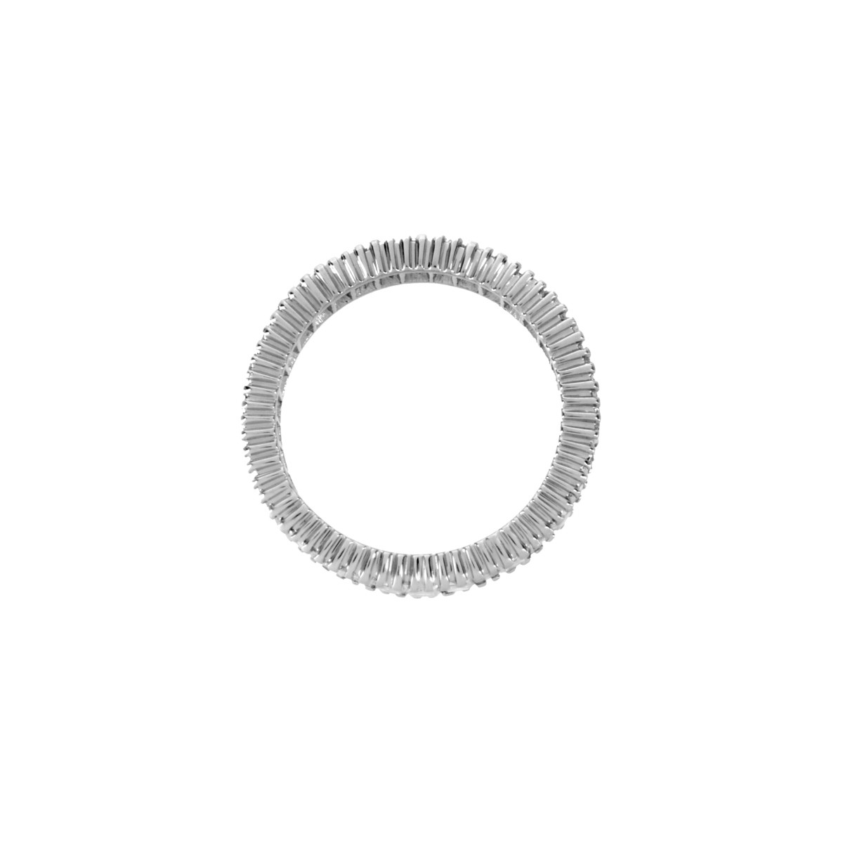 Diamond and Platinum Eternity Band