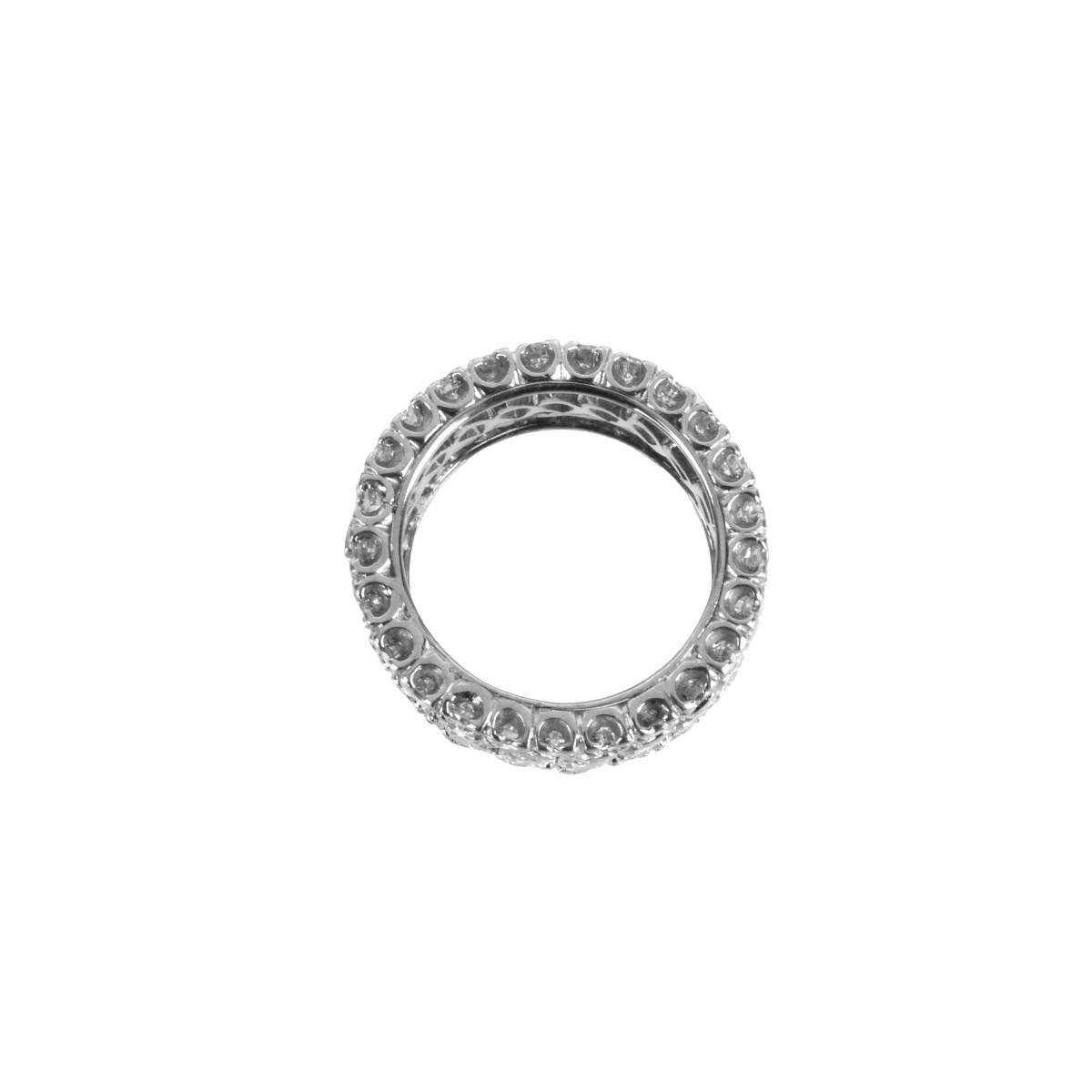 Diamond and Platinum Eternity Band