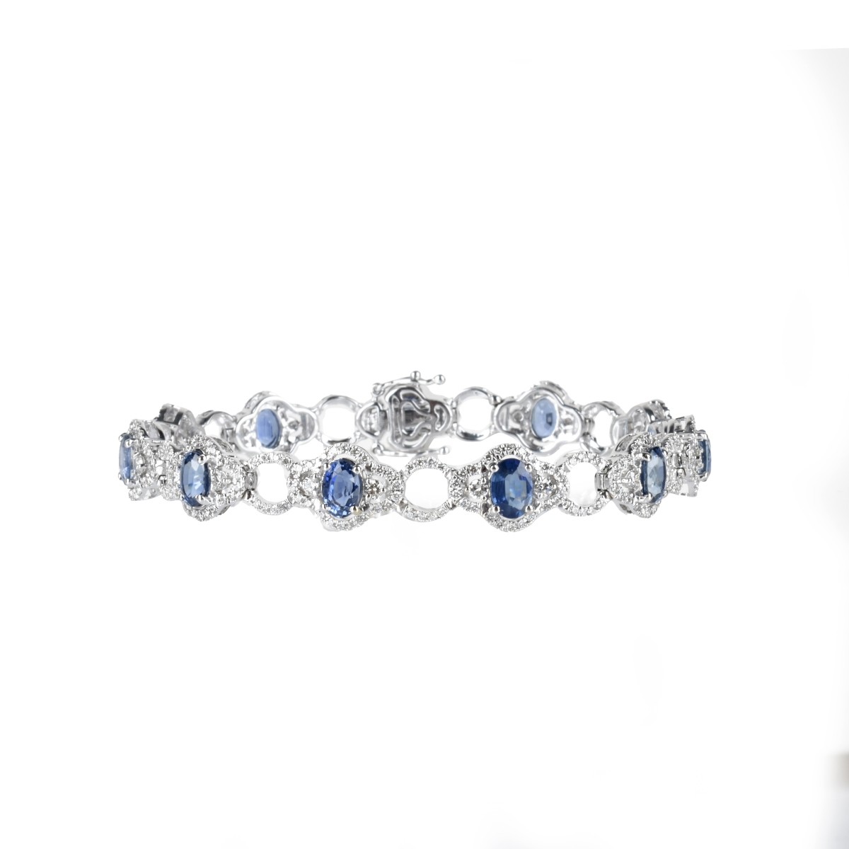 Sapphire, Diamond and 18K Bracelet