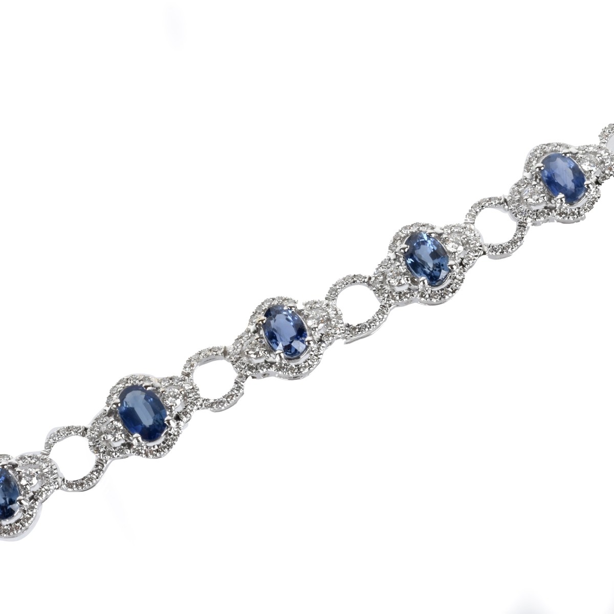 Sapphire, Diamond and 18K Bracelet