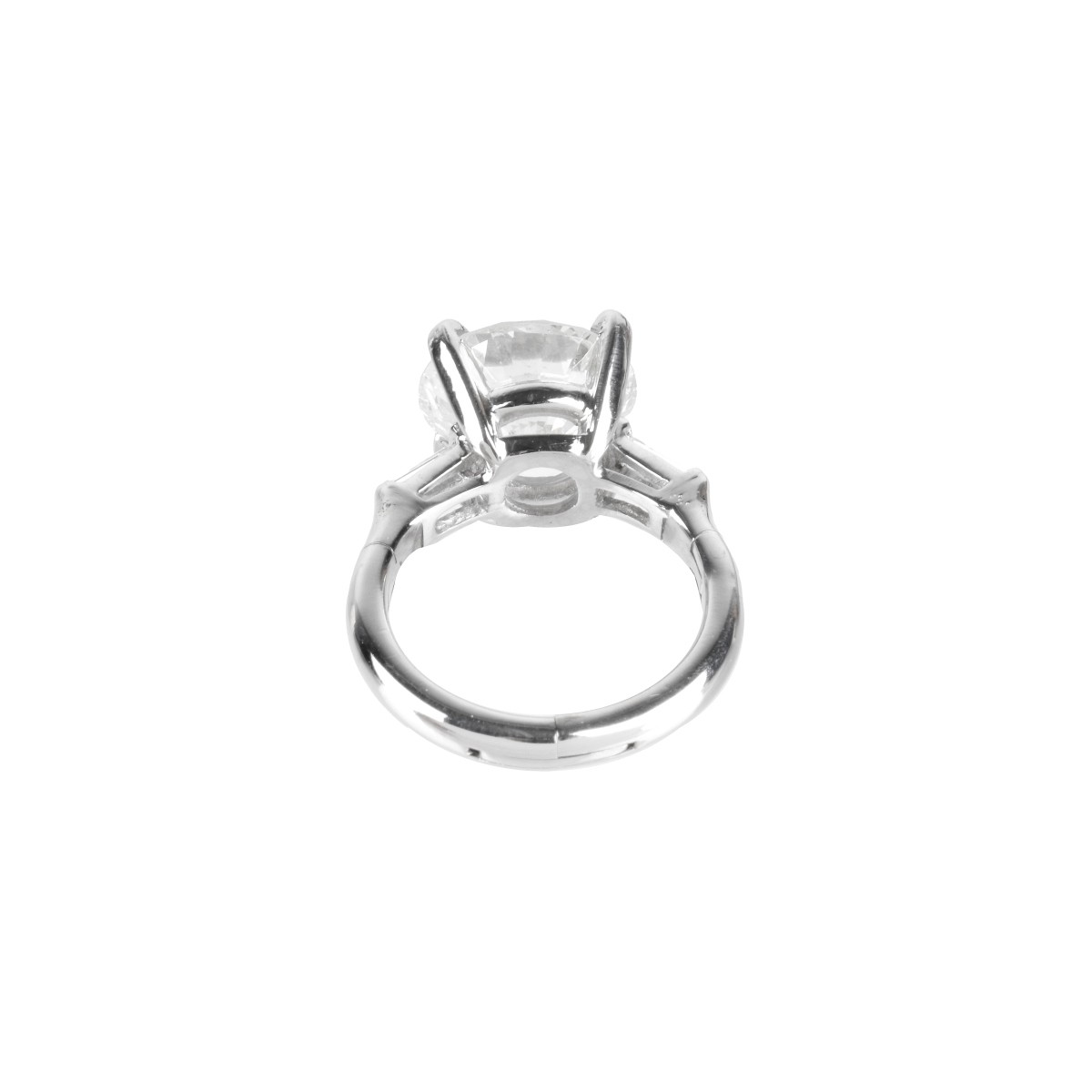 EGL 6.55ct Diamond and 14K Ring