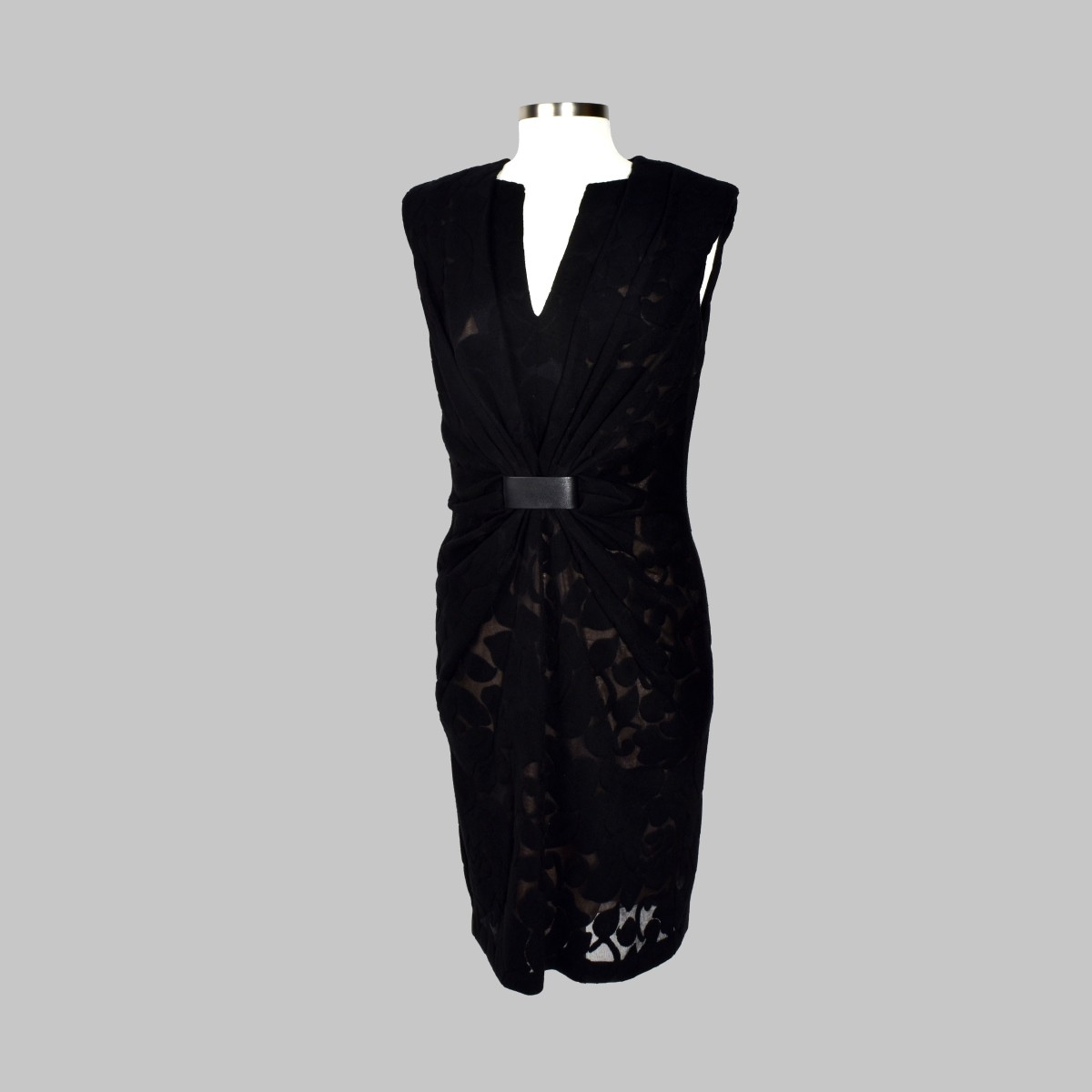 Georgio Armani Sleeveless Black Dress