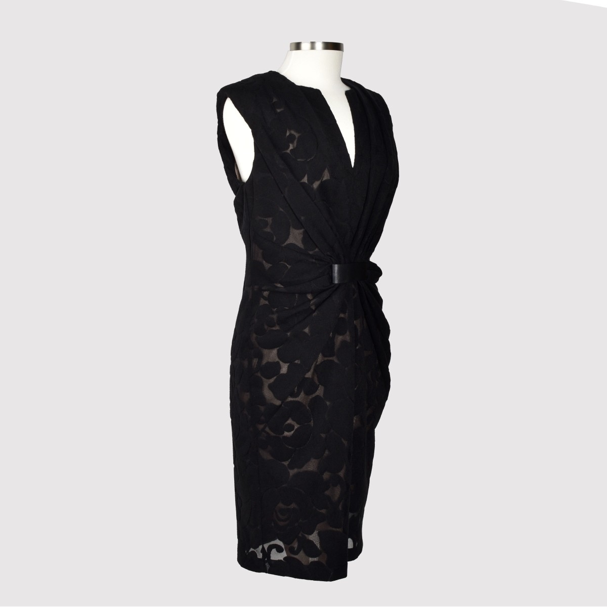 Georgio Armani Sleeveless Black Dress