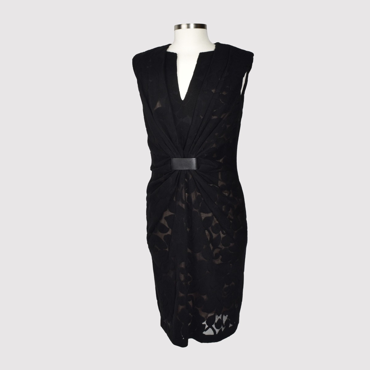 Georgio Armani Sleeveless Black Dress