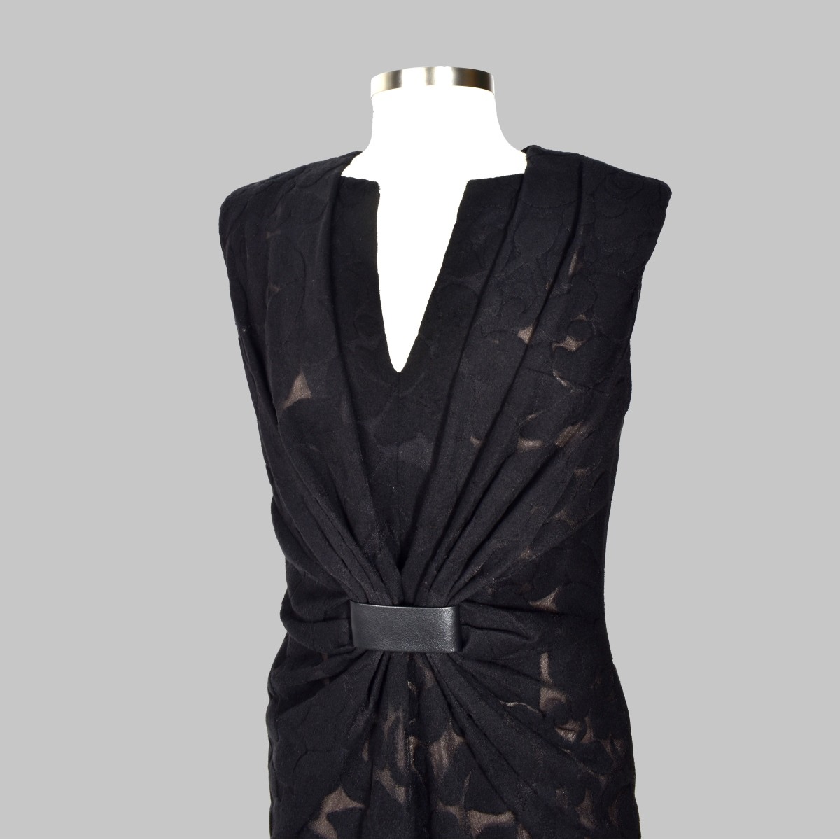 Georgio Armani Sleeveless Black Dress