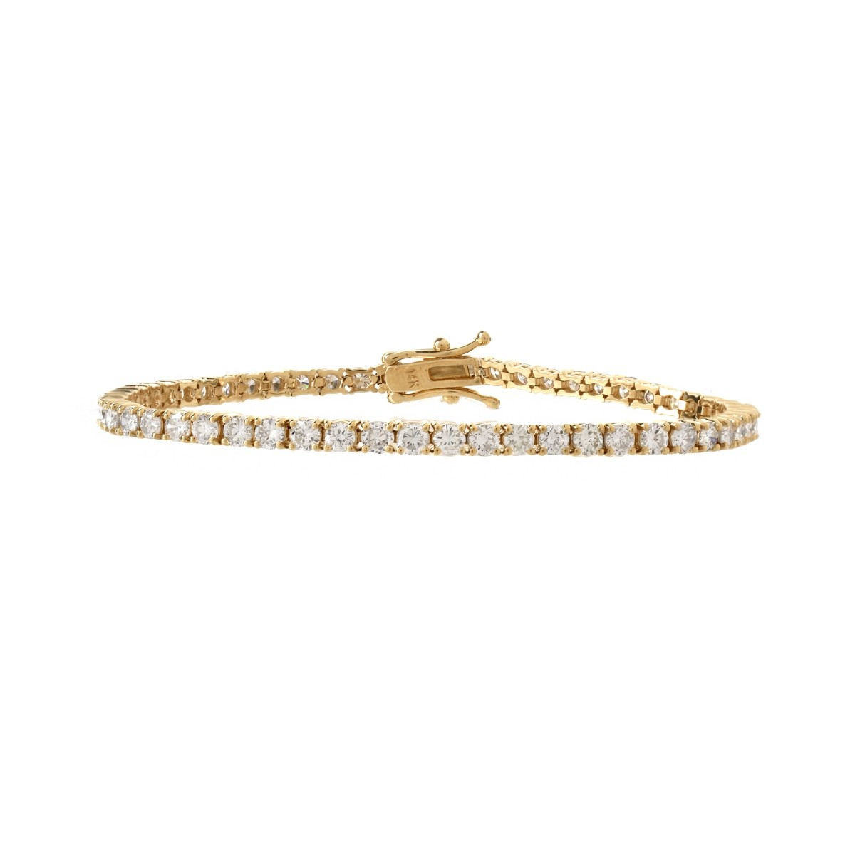 Diamond and 14K Bracelet