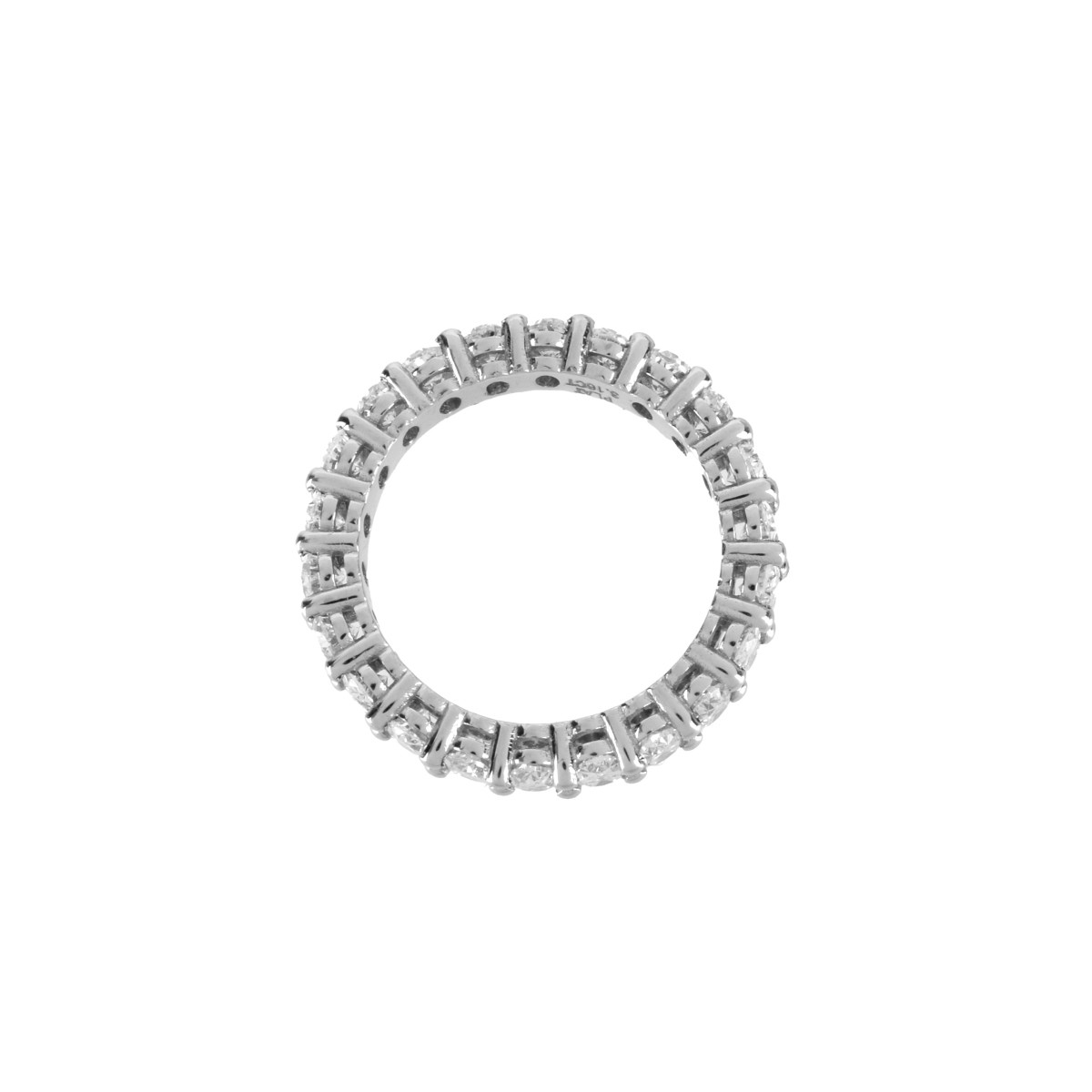 Diamond and Platinum Eternity Band