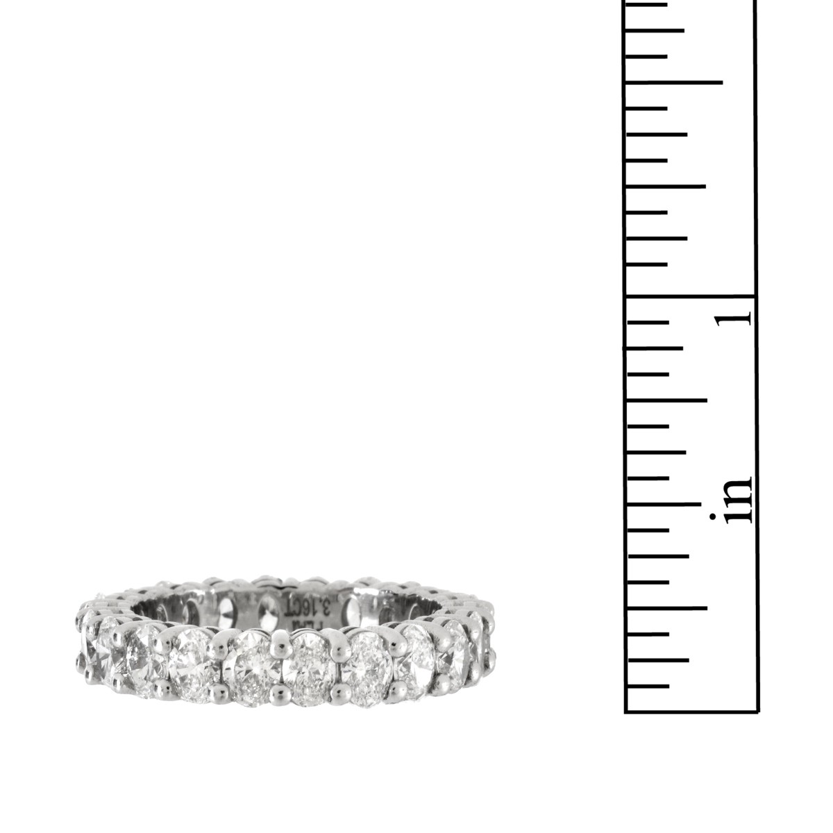 Diamond and Platinum Eternity Band