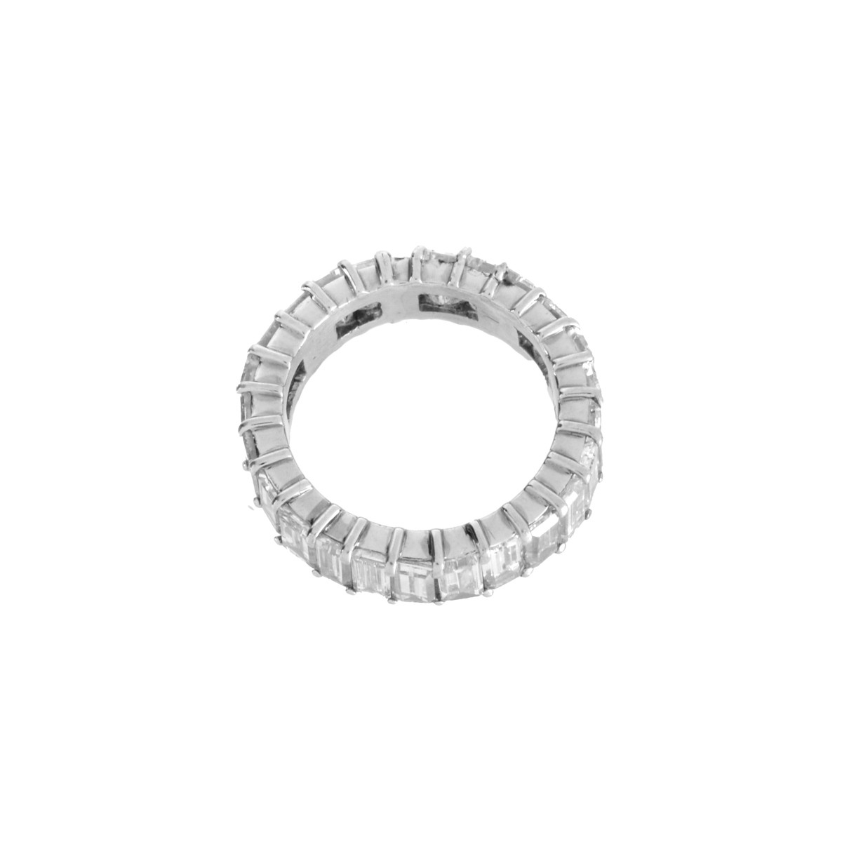 Diamond and Platinum Ring