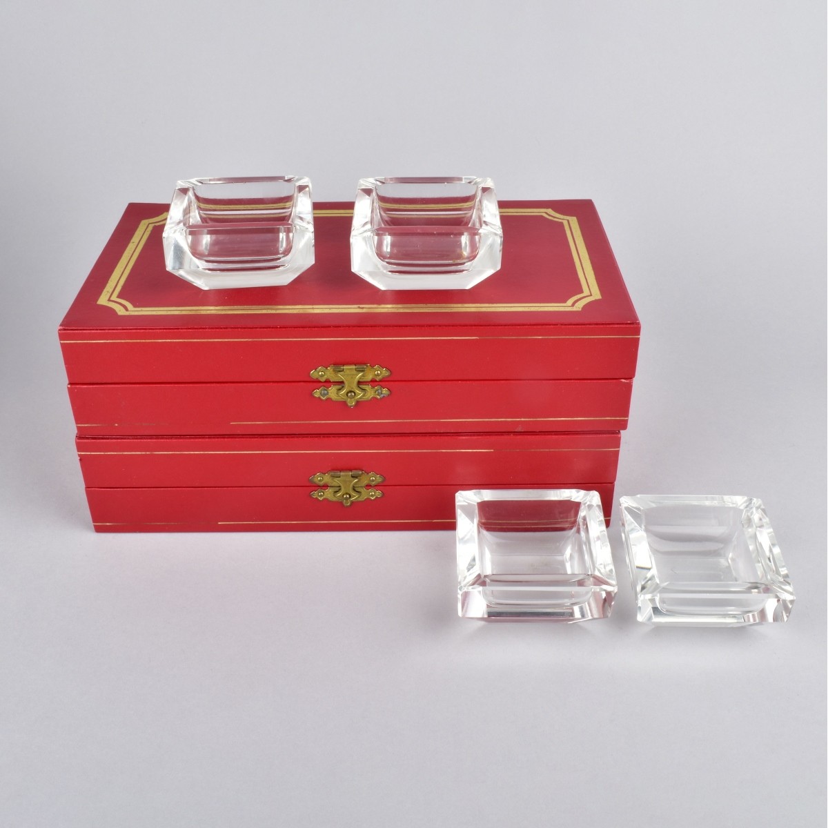 Four (4) Cartier Ashtrays